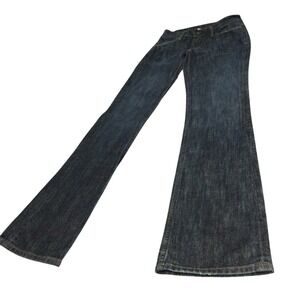 Jean Brand Women Jeans Size 25 Dark Wash Flare Leg Style 4004WD size 25